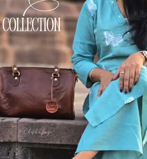 Chokha Laage leather handbag