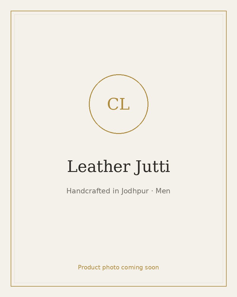 Leather Jutti for Men