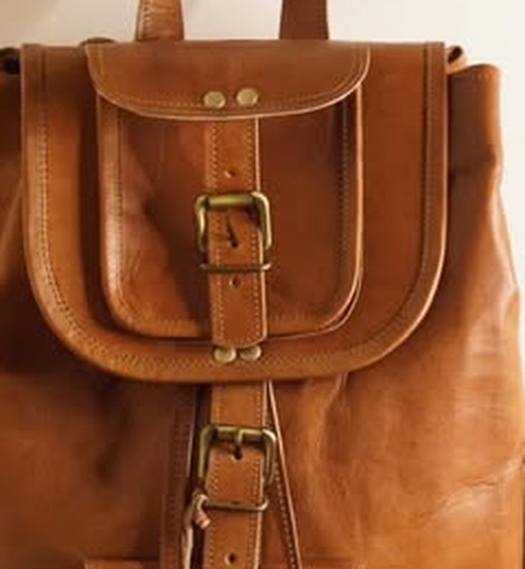 Original Leather Unisex Backpack